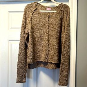 Small, NBW, Pink Lily Sweater.